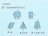 四年级下册数学课件 二 生活中的多边形——多边形的面积 复习课件 青岛版（五四学制）