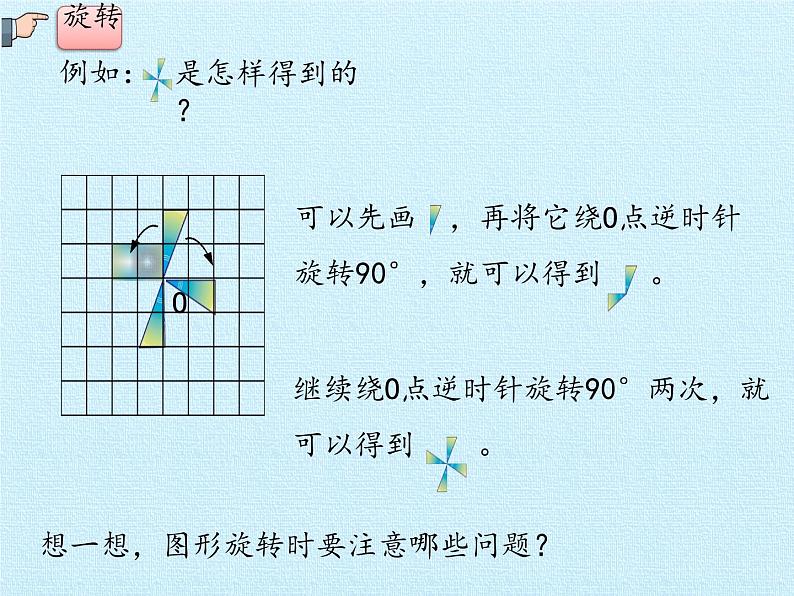 四年级下册数学课件 六 图案美——对称、平移、旋转 复习课件 青岛版（五四学制）第7页