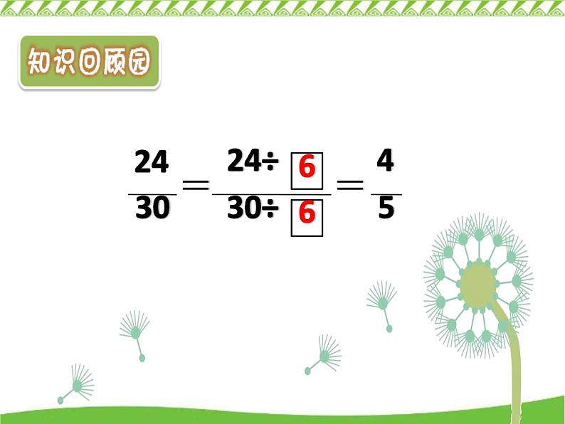 四年级下册数学课件 七 同分母分数加减法和约分  青岛版（五四学制）03