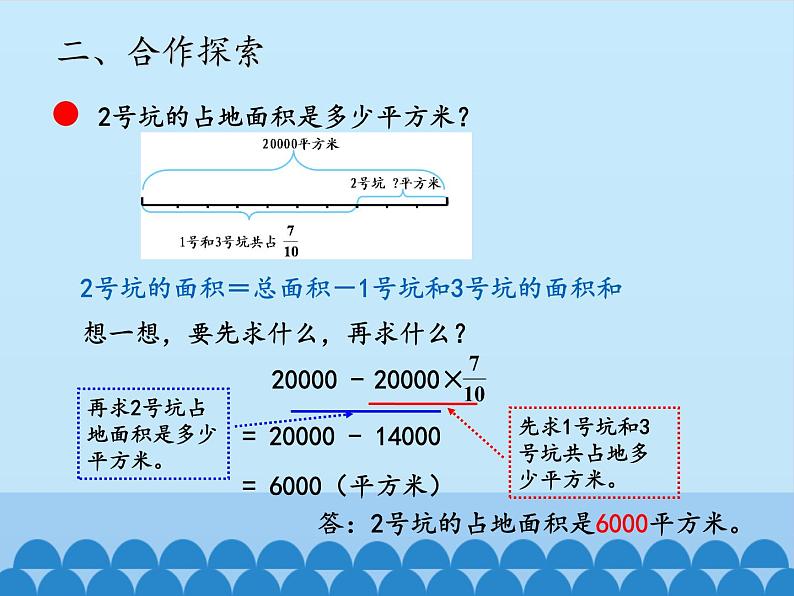 五年级上册数学课件 八 中国的世界遗产——分数四则混合运算 第二课时  青岛版（五四学制）05