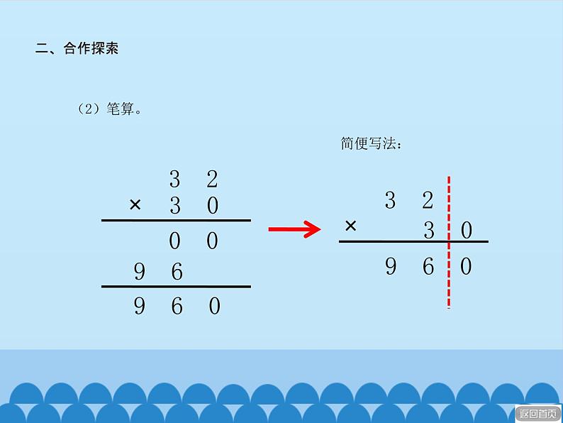 三年级上册数学课件 七、美丽的街景——两位数乘两位数  第三课时 青岛版（五四学制）06