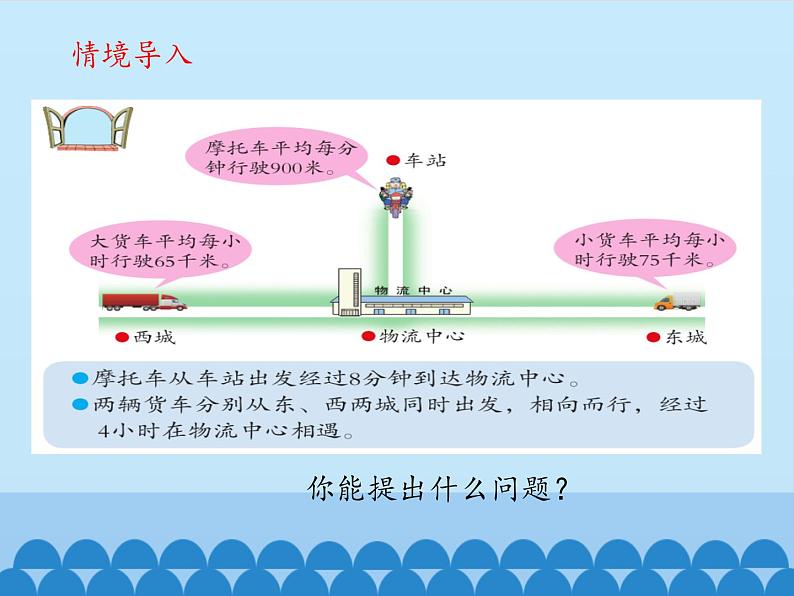 三年级下册数学课件 九 快捷的物流运输——解决问题 青岛版（五四学制）第2页