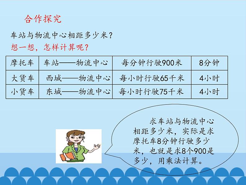 三年级下册数学课件 九 快捷的物流运输——解决问题 青岛版（五四学制）第3页