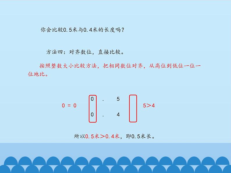 三年级下册数学课件 四 家居中的学问——小数的初步认识  青岛版（五四学制）06