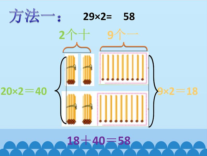 二年级下册数学课件 七、快乐大课间——两位数乘一位数 第二课时 青岛版（五四学制）04