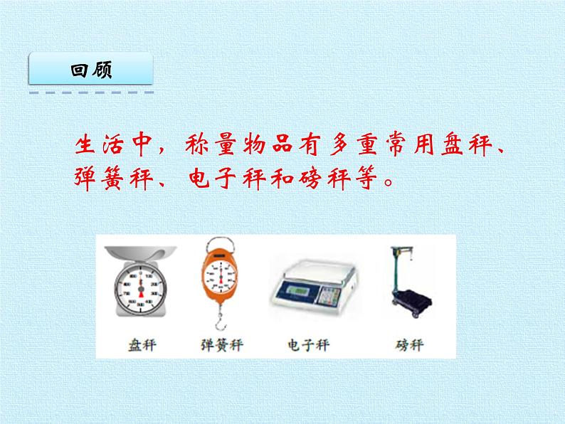 二年级下册数学课件 六、动物趣闻——克、千克、吨的认识 复习课件 青岛版（五四学制）04