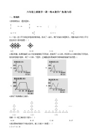 人教版六年级上册8 数学广角——数与形精练