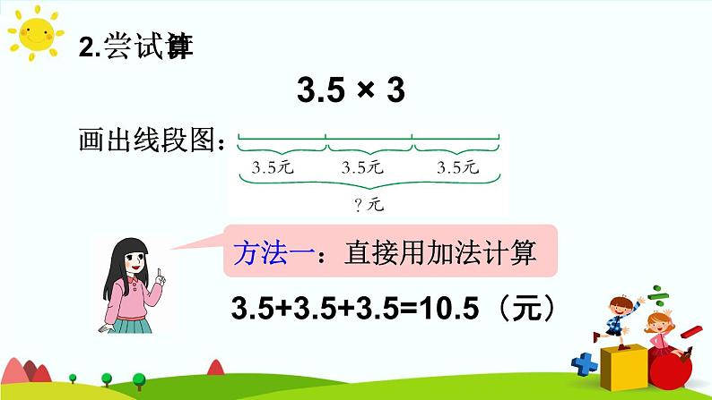 【精品课件】人教版 五年级上册数学 第1单元 小数乘法  1.1小数乘整数（第1课时）第8页