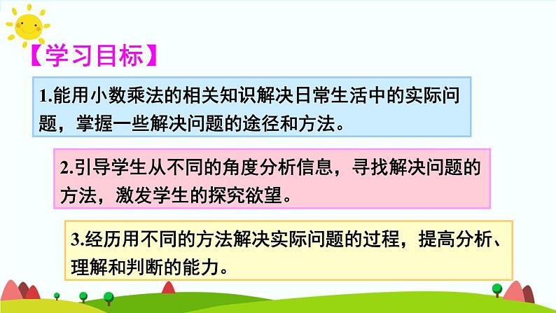 【精品课件】人教版 五年级上册数学 第1单元 小数乘法  1.5解决问题 （第2课时）第2页