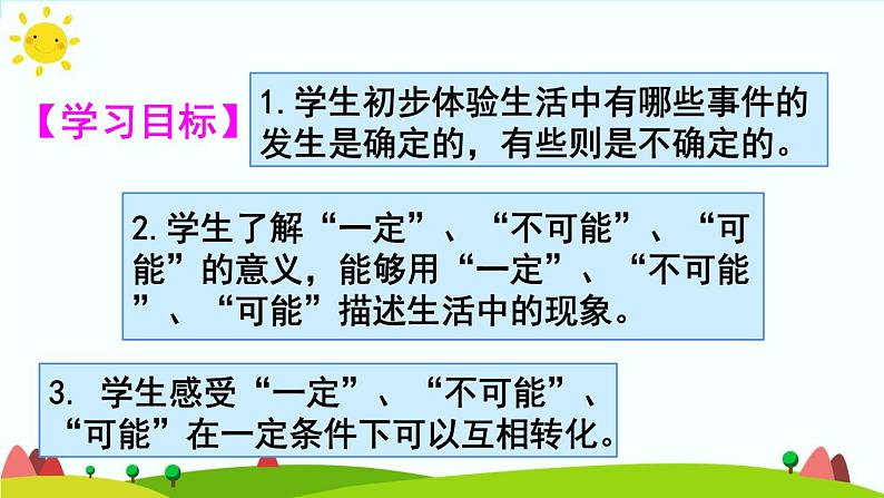 【精品课件】人教版 五年级上册数学 第4单元 可能性 4.1 事件发生的可能性第2页