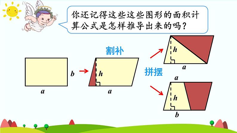 【精品课件】人教版 五年级上册数学 第6单元 多边形的面积  整理和复习05