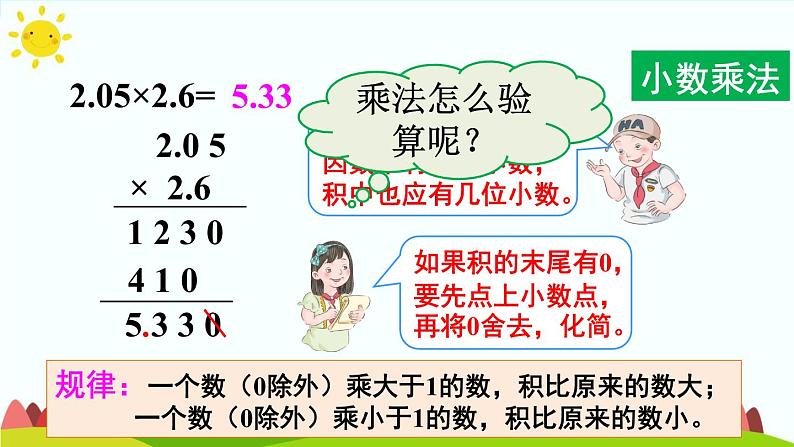 【精品课件】人教版 五年级上册数学 第8单元 总复习  专题1 数与代数【小数的乘、除法】（第1课时）07