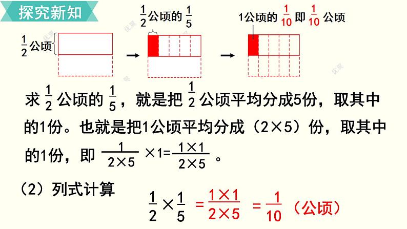 人教版数学六上 第一单元 第3课时  分数乘分数（1） ppt课件07