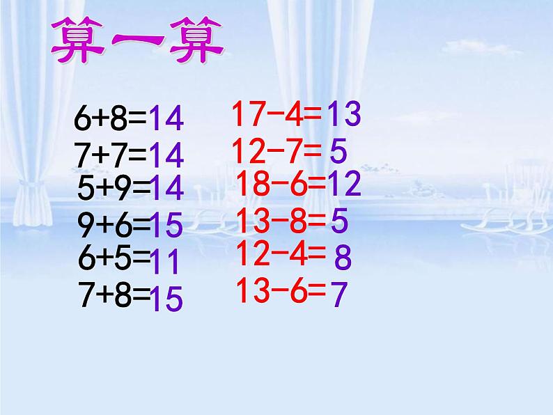 6.5《14、15减几》PPT课件02