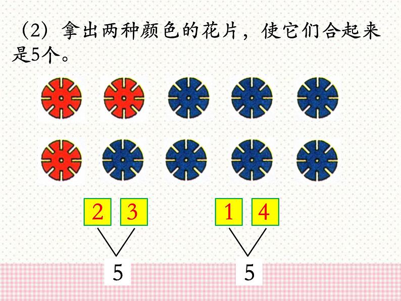 第4单元《2～6各数的组成》PPT课件05