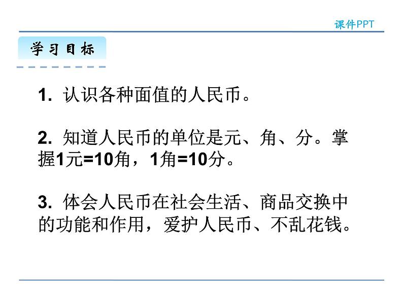 5.1.1 认识小面值人民币——课件第3页