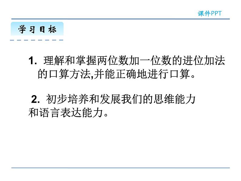 6.2.2两位数加一位数（进位）——课件第3页