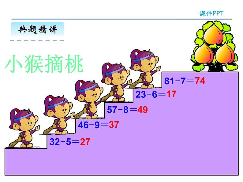 6.3.2 两位数减一位数（退位）——课件08