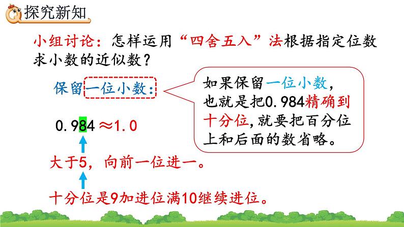 4.5.1 用“四舍五入”法求小数的近似数、精品课件08