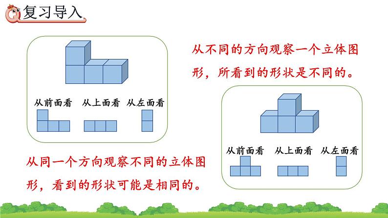 2.2 从同一位置观察不同物体的形状、精品课件04