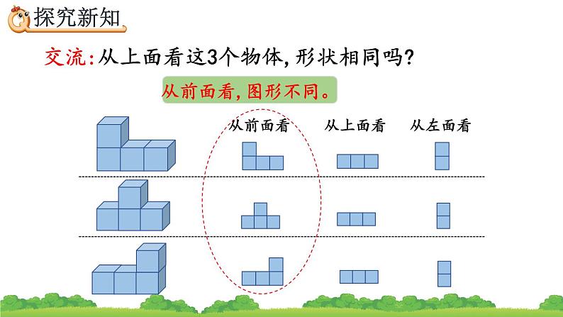 2.2 从同一位置观察不同物体的形状、精品课件07