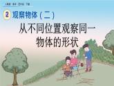 2.1 从不同位置观察同一物体的形状、精品课件