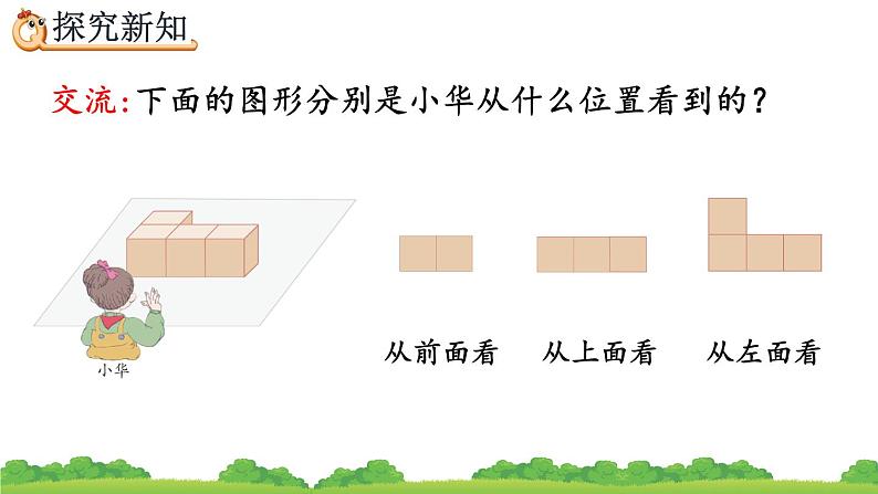 2.1 从不同位置观察同一物体的形状、精品课件07