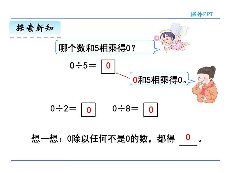 2.3 商中间有0或末尾有0的除法——课件05