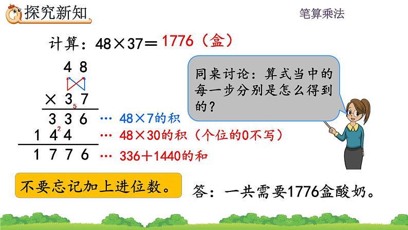 4.2.3 两位数乘两位数(进位)的笔算方法、精品课件07