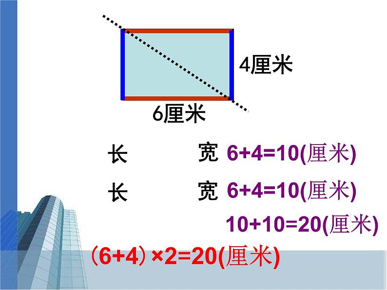 3.3 长方形正方形的周长 教学课件07