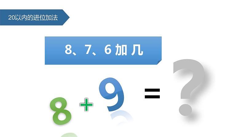 第八单元《8、7、6加几》PPT课件01