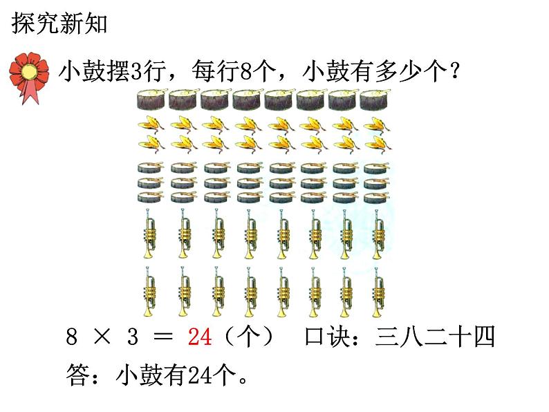 7.6《用8的乘法口诀解决实际问题》PPT课件第6页