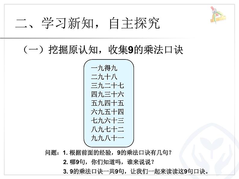 6.3 9的乘法口诀  课件03