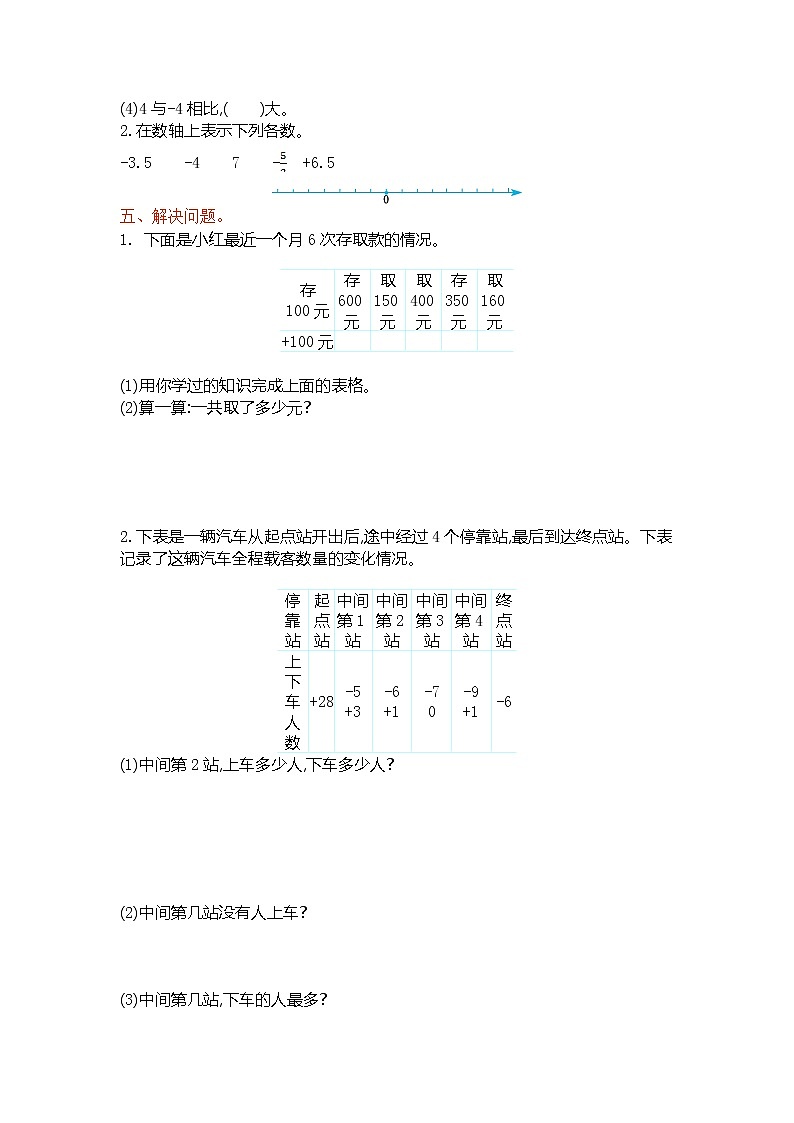 苏教数学五（上）第一单元测试卷（一）02