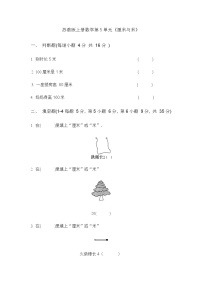 数学二年级上册五 厘米和米综合训练题