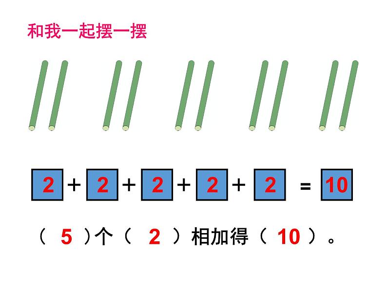 苏教版二上数学教学课件第1课时 认识乘法04