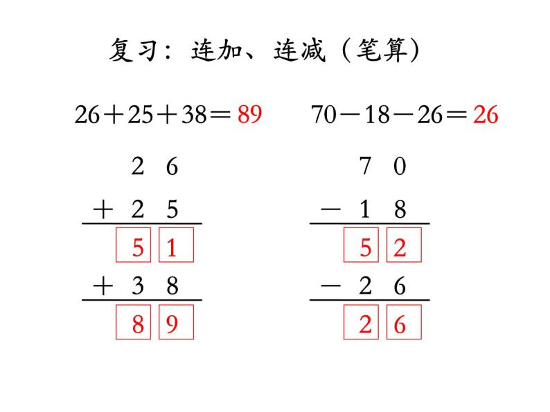 苏教版二上数学教学课件第2课时 加减混合运算02