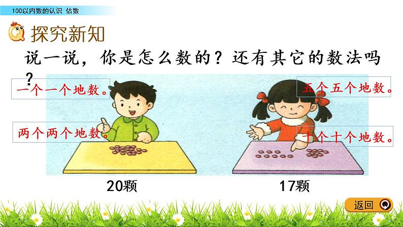 3.2《估数》PPT课件 冀教版数学小学一年级下册第3页