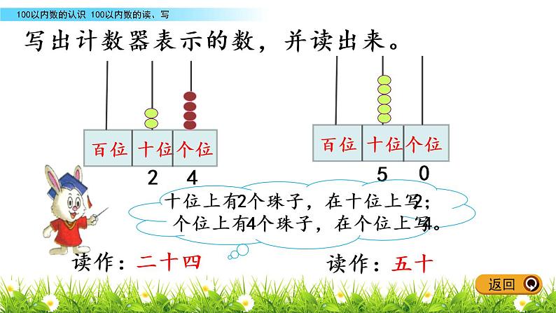 3.4《100以内数的读、写》PPT课件 冀教版数学小学一年级下册第4页