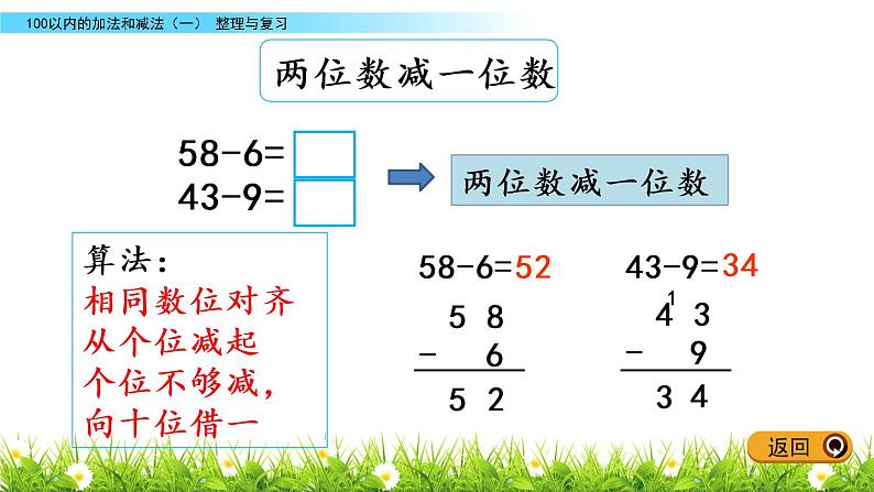 5.15《整理与复习》PPT课件 冀教版数学小学一年级下册第7页