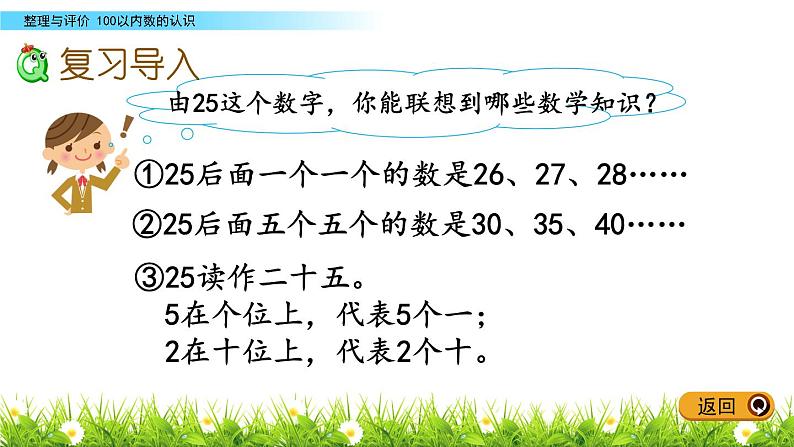 一《100以内数的认识》综合整理与评价 PPT课件 冀教版数学小学一年级下册第2页