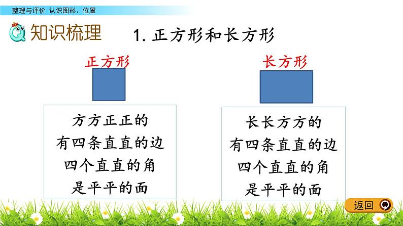 四《认识图形、位置》综合整理与评价 PPT课件 冀教版数学小学一年级下册03