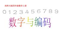 小学数学西师大版四年级上册数字编码图文课件ppt