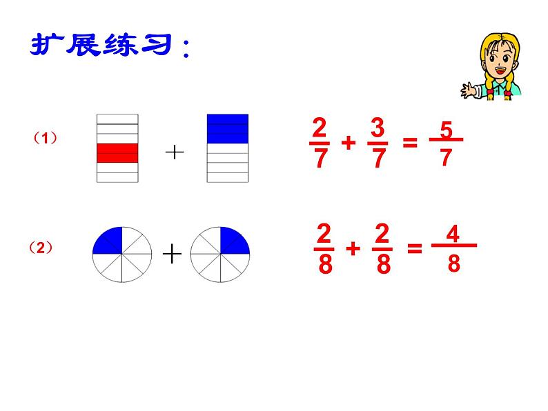 7.2 简单的同分母分数加减法PPT课件06