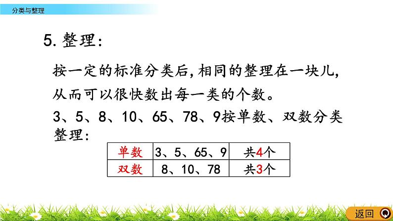 9.5《分类与整理》PPT课件 西师大版数学小学一年级下册08