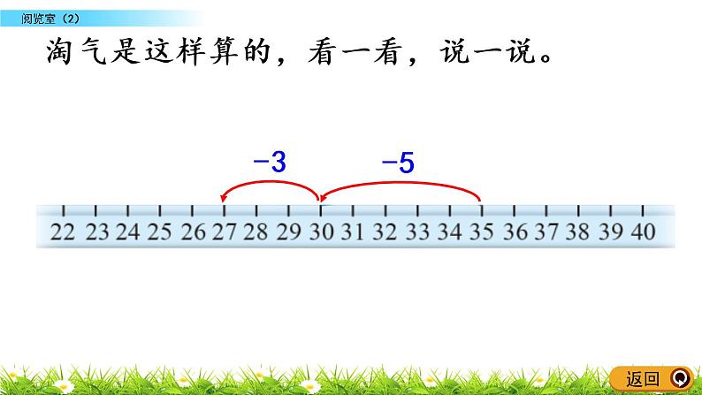 6.6《阅览室（2）》PPT课件 北师大版数学小学一年级下册08