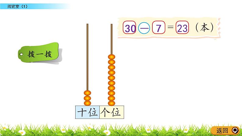 6.5《阅览室（1）》PPT课件 北师大版数学小学一年级下册05