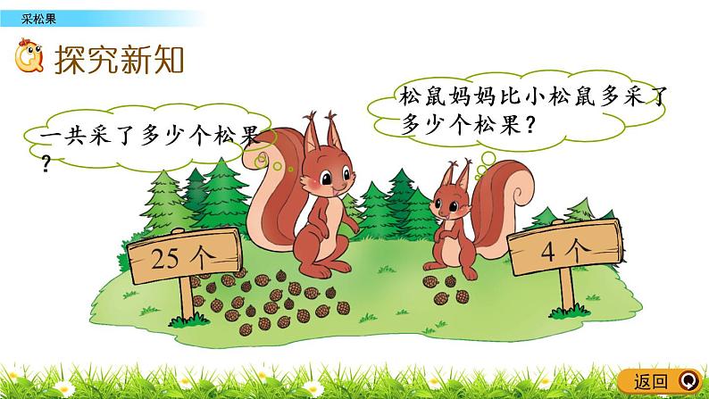 5.2《采松果》PPT课件 北师大版数学小学一年级下册第3页