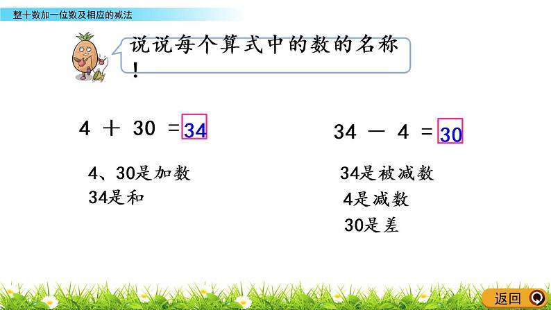 3.3《整十数加一位数及相应的减法》PPT课件 苏教版数学小学一年级下册04