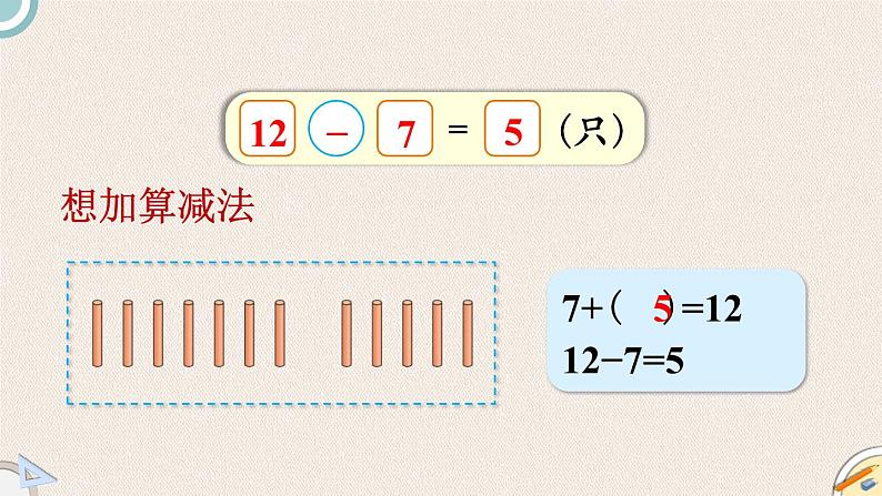 1.3《快乐的小鸭》PPT课件 北师大版数学小学一年级下册07